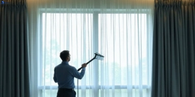 Commercial curtain steam cleaning service keilor-vic hotels offices